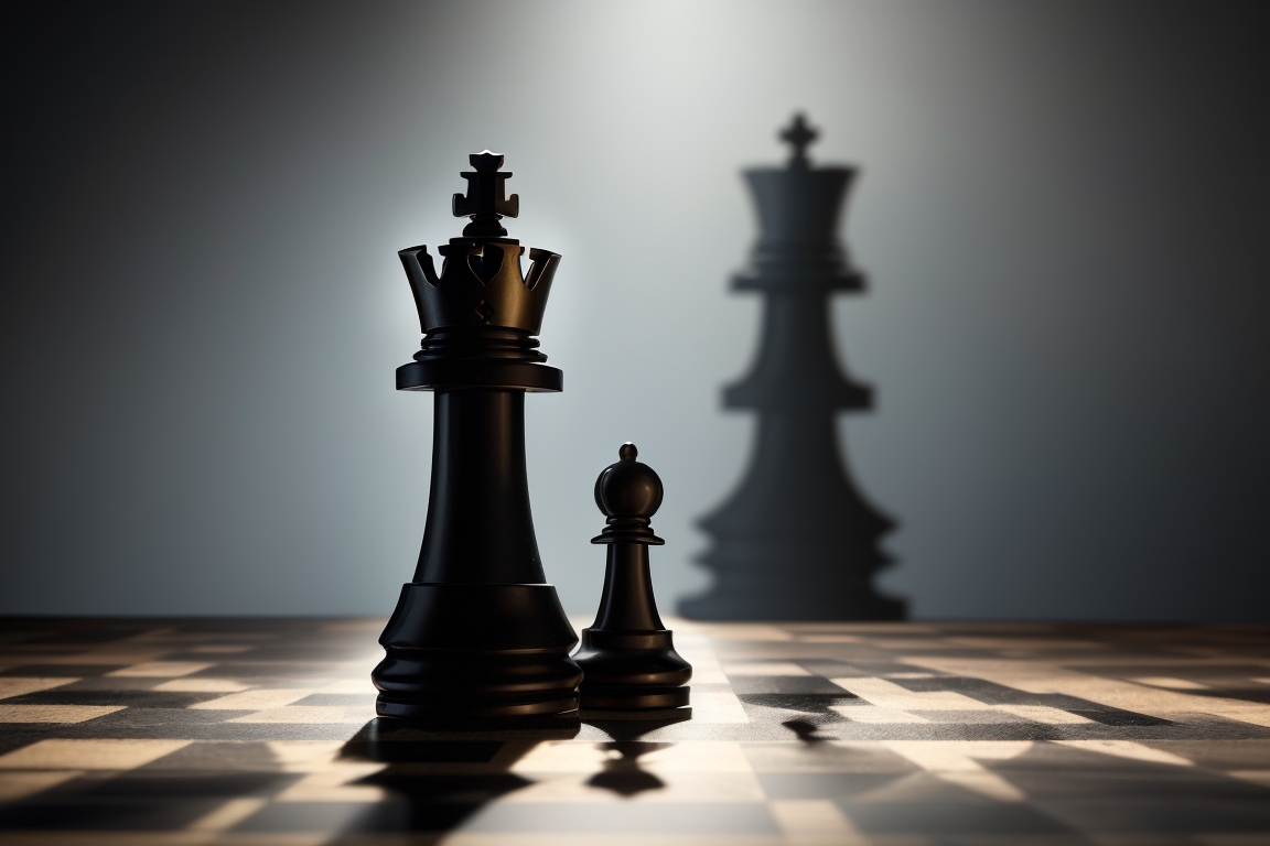 DreamShaper v7 Create an image of a chess pawn with the pawn c 1